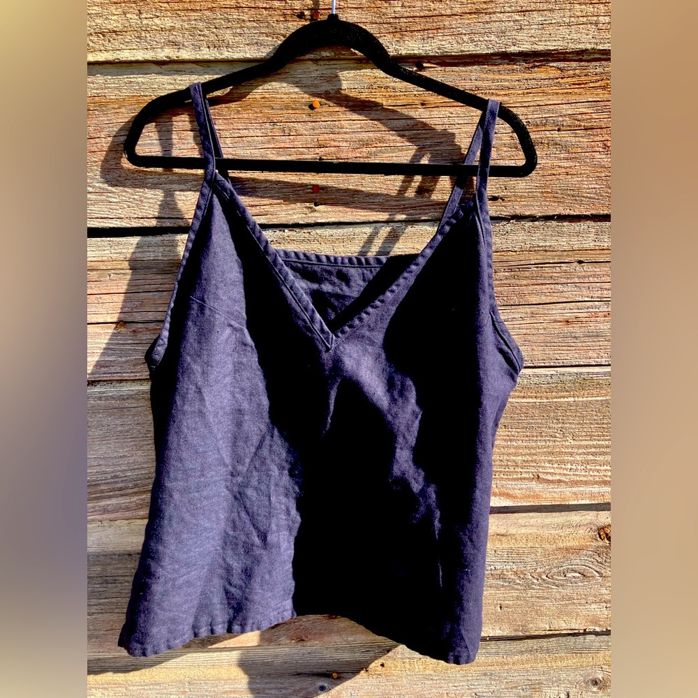 100% linen cami top